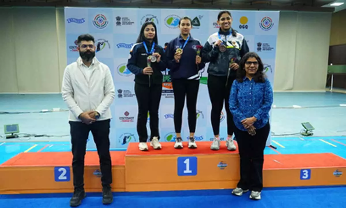 National Shooting Cship: Tilottama Sen claims women’s 50m Rifle 3P gold National Shooting Cship: Tilottama Sen claims women’s 50m Rifle 3P gold