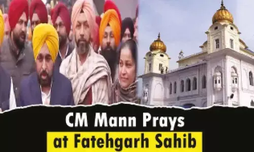 Punjab CM Mann pays obeisance at Gurdwara Fatehgarh Sahib