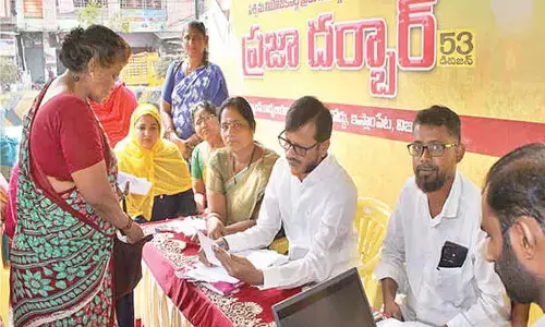 Praja Darbar held at camp office of MP Kesineni