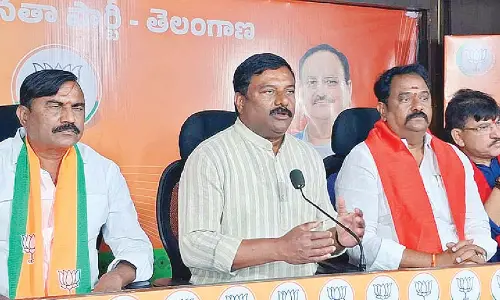 BJPLP leader Aleti slams government over short Assembly sessions