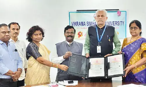 Vikrama Simhapuri University and APUNA, IGO sign MoU