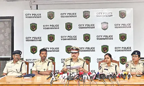 Visakhapatnam sees significant drop in crimes Visakhapatnam sees significant drop in crimes