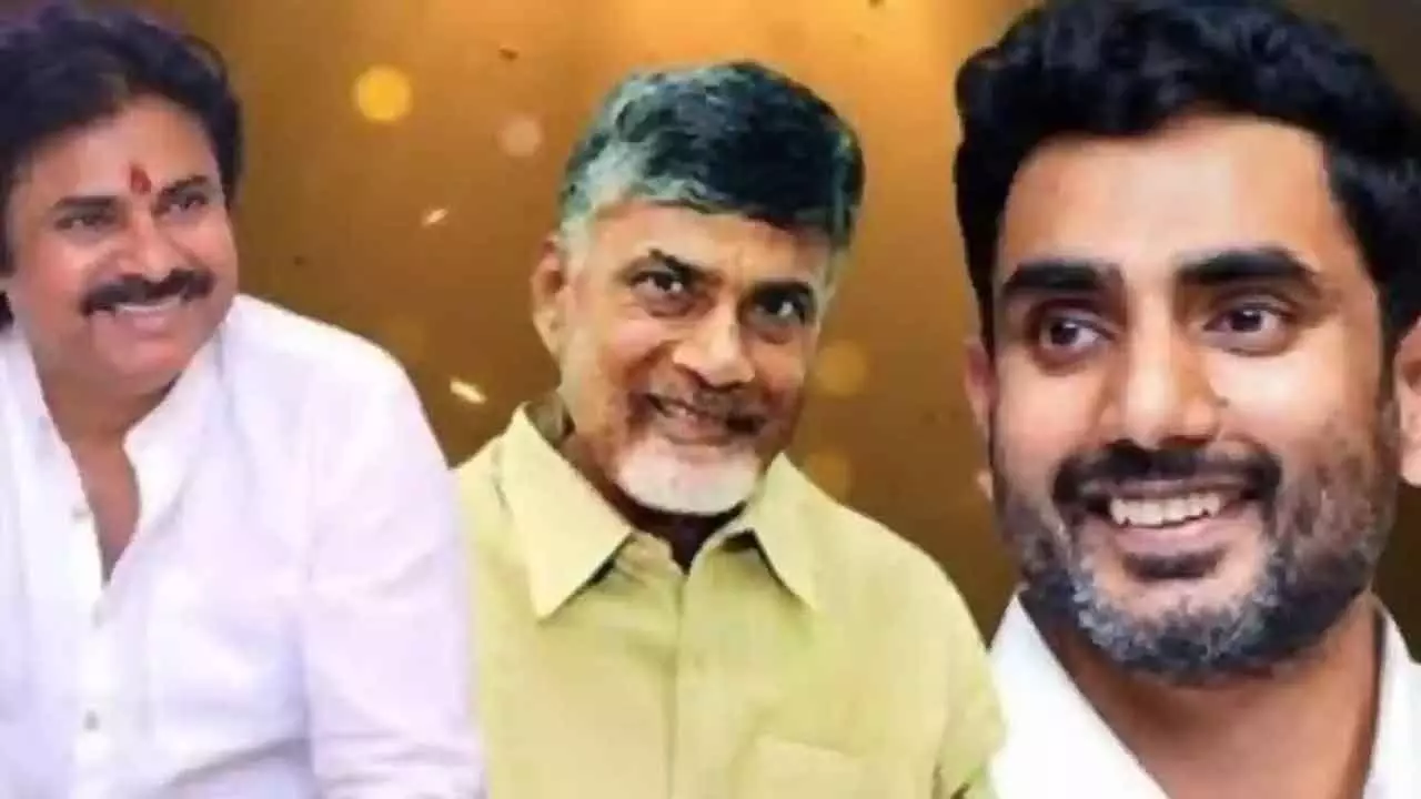 Chandrababu, Pawan and Lokesh extend New Year wishes to people