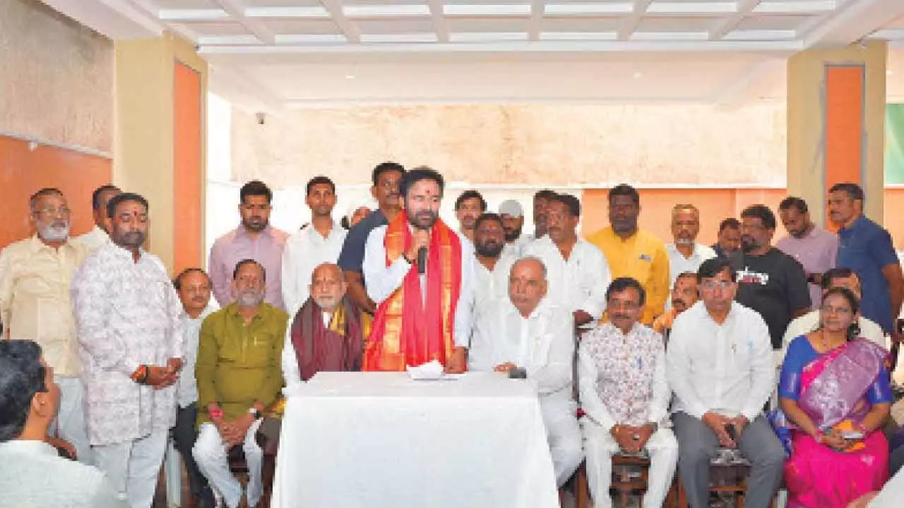 Kishan Reddy calls for strengthening Modi’s leadership Kishan Reddy calls for strengthening Modi’s leadership