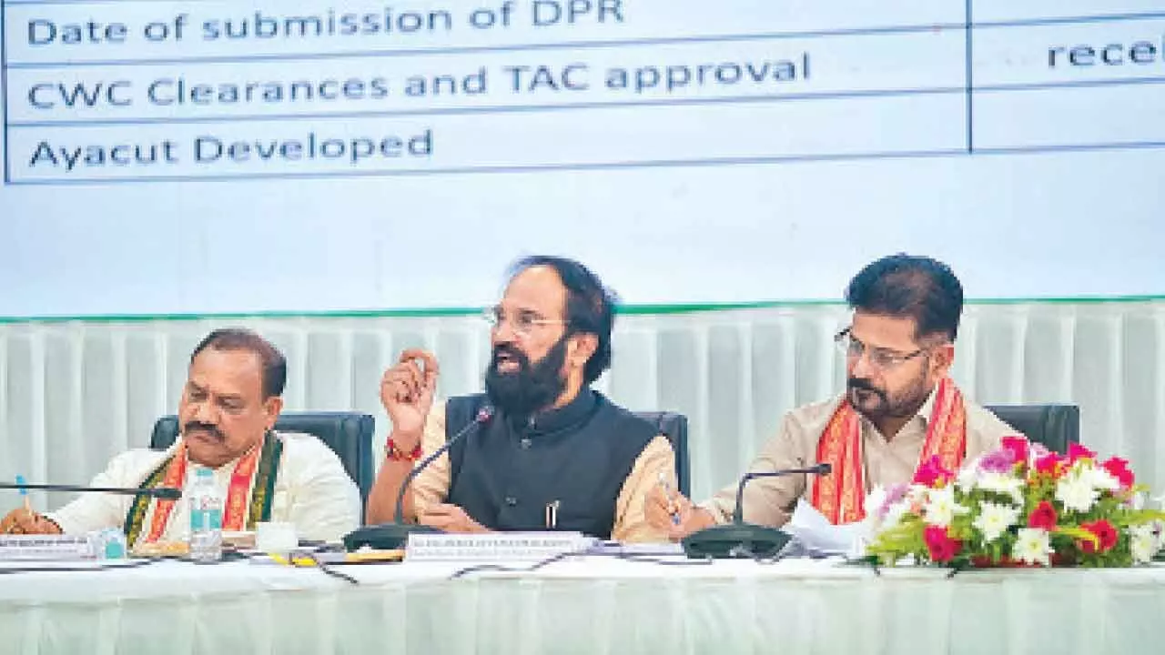 State of irrigation projects: uttam exposes chinks in BRS’ armour State of irrigation projects: uttam exposes chinks in BRS’ armour