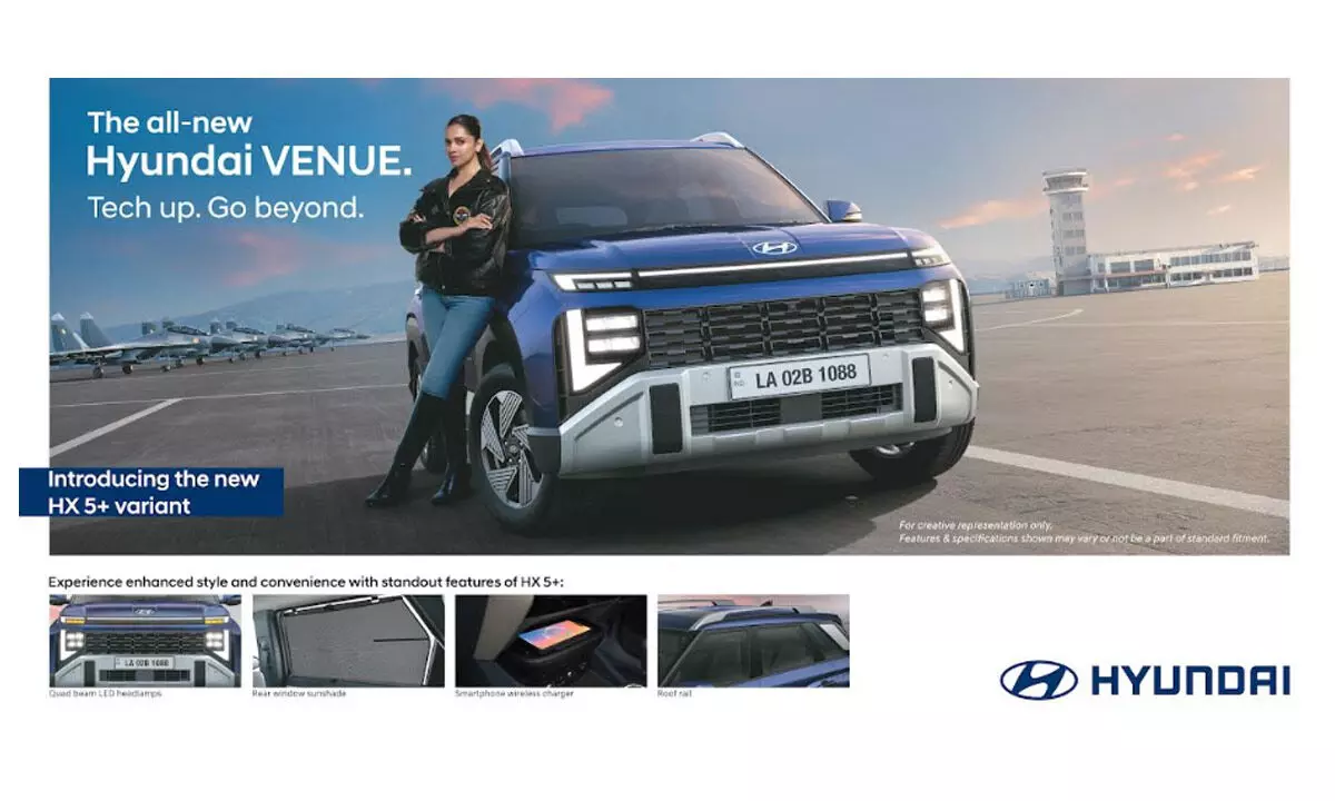Hyundai Motor India introduces new HX5+ Variant in the all-new Hyundai VENUE portfolio Hyundai Motor India introduces new HX5+ Variant in the all-new Hyundai VENUE portfolio