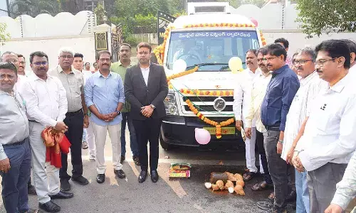 1st mobile water testing lab launched in Vizag 1st mobile water testing lab launched in Vizag