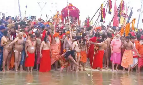 New Year dawns with holy dips, pilgrim rush across UP despite cold, fog