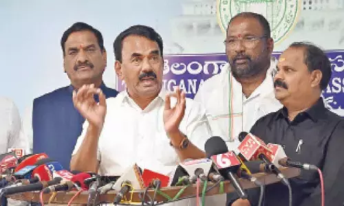 Fleeing the floor, fearing the facts: Jupally on BRS boycott