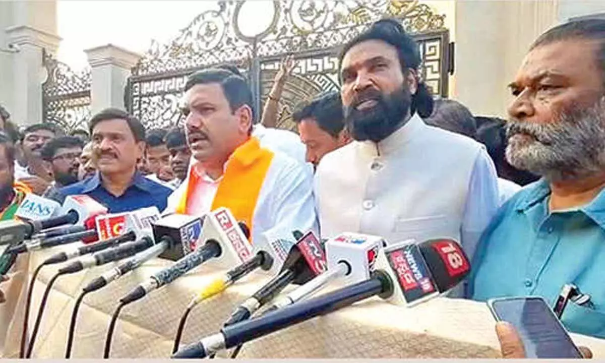 BJP accuses Cong MLA of unleashing goondaism, demands judicial probe BJP accuses Cong MLA of unleashing goondaism, demands judicial probe