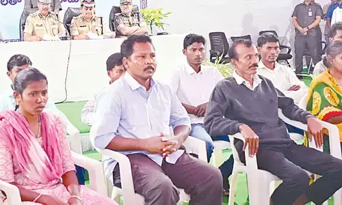 Maoist leader Barse Deva surrenders before DGP Maoist leader Barse Deva surrenders before DGP