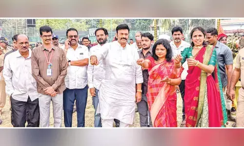 Sankranti celebrated at SRKR in grand style Sankranti celebrated at SRKR in grand style