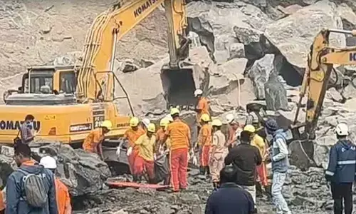Two Killed, Several Feared Trapped After Explosion At Illegal Stone Quarry In Odisha Two Killed, Several Feared Trapped After Explosion At Illegal Stone Quarry In Odisha