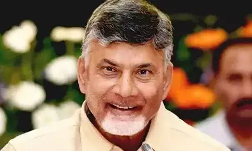 CM Chandrababu hails historic first landing at Bhogapuram Airport CM Chandrababu hails historic first landing at Bhogapuram Airport