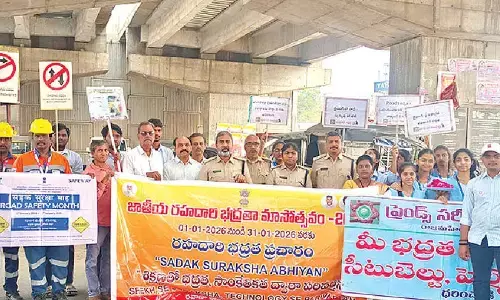 Road safety awareness campaign organised
