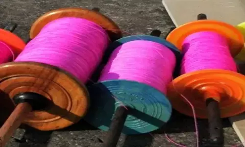 Ujjain priest suffers throat injury from banned Chinese kite string