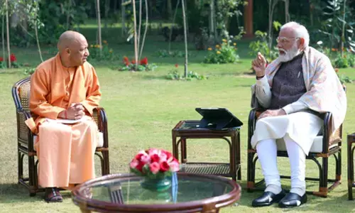 CM Yogi meets PM Modi, receives guidance on UP’s development CM Yogi meets PM Modi, receives guidance on UP’s development