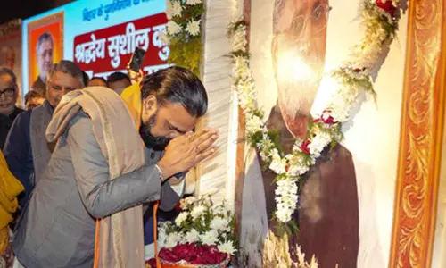 Bihar: Samrat Choudhary pays tribute to Late Sushil Kumar Modi on his birth anniversary