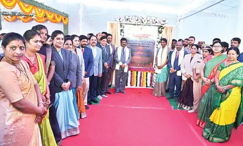 Foundation laid for 12 court buildings