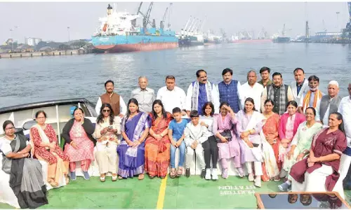 Parliamentary Standing Committee on Railways visits Vizag port