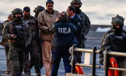 Maduro taken to US court on drug trafficking charges