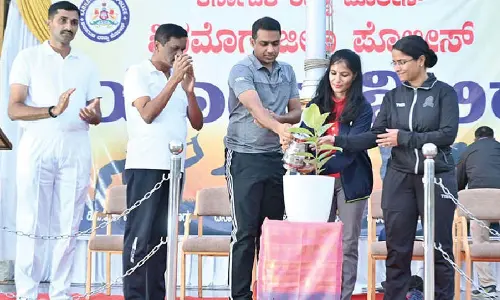 Shivamogga hosts wellness retreat for police officers