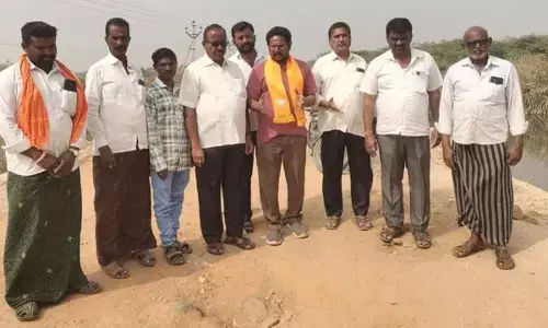 BJP Blames Congress and TRS for Neglect of Kurnool–Aija Pedda Vagu Bridge BJP Blames Congress and TRS for Neglect of Kurnool–Aija Pedda Vagu Bridge