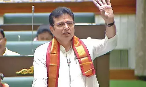 Minister hits out at BRS, BJP over HILT policy Minister hits out at BRS, BJP over HILT policy