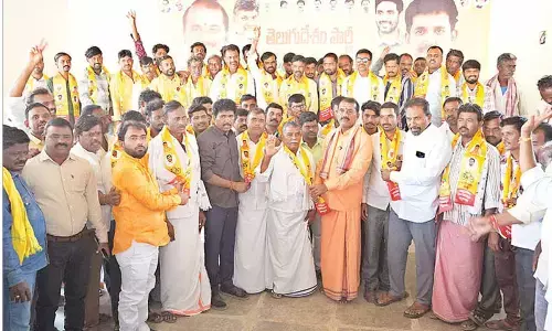 150 families from YSRCP and Cong join TDP 150 families from YSRCP and Cong join TDP