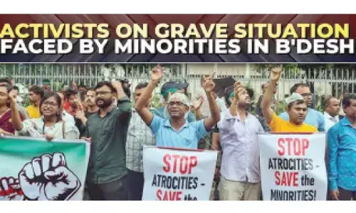 Atrocities against Hindu minorities in B’desh: Blot on humanity, Centre’s diplomatic failure: Gehlot Atrocities against Hindu minorities in B’desh: Blot on humanity, Centre’s diplomatic failure: Gehlot