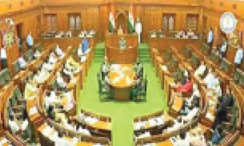 Assembly disrupted as BJP seeks Kejriwal apology Assembly disrupted as BJP seeks Kejriwal apology