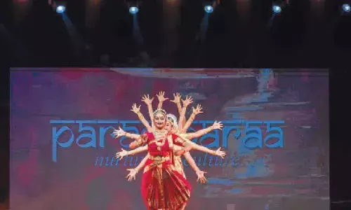 Paramparaa illuminates ancient temple with mesmerising Bharatnatyam performances
