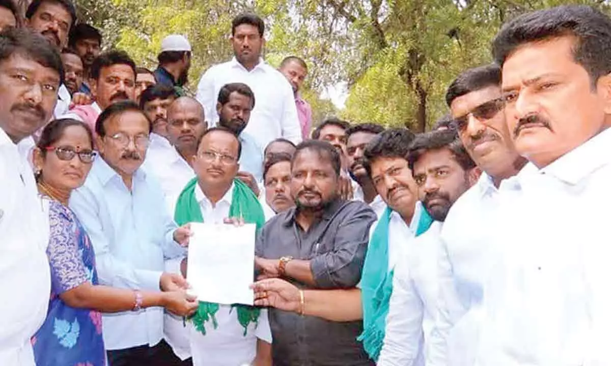 Release water to tanks or face agitation: YSRCP Release water to tanks or face agitation: YSRCP