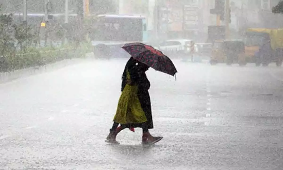 Low-Pressure Area Expected to Bring Rain to Andhra Pradesh Low-Pressure Area Expected to Bring Rain to Andhra Pradesh