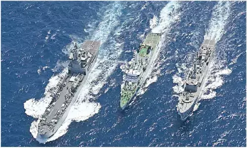 Fleet of ITS ships to proceed to Southeast Asia for long range training devpt