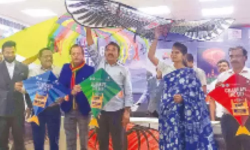 Kites, sweets, balloons and drones to paint Telangana’s cultural canvas Kites, sweets, balloons and drones to paint Telangana’s cultural canvas