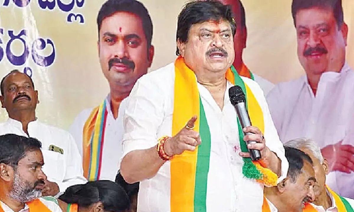 Cong trading state assets to stay afloat, alleges BJP chief Cong trading state assets to stay afloat, alleges BJP chief