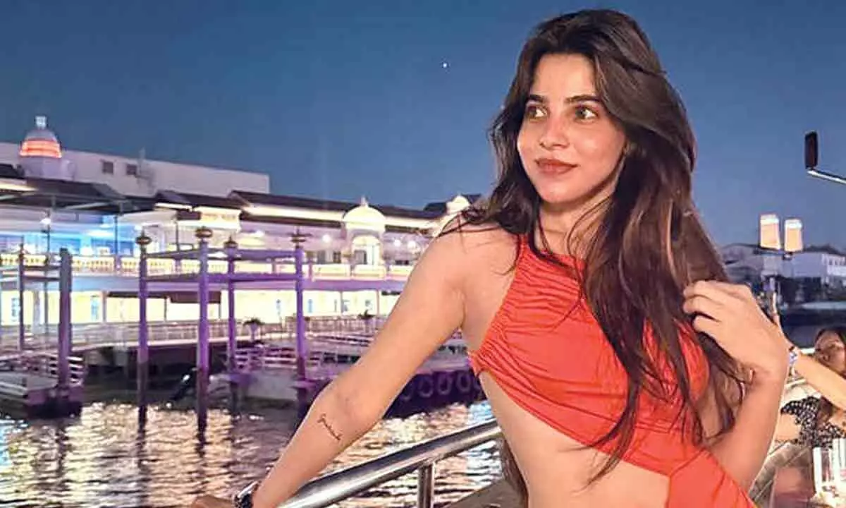 Divya Bharathi radiates effortless charm in cruise Divya Bharathi radiates effortless charm in cruise