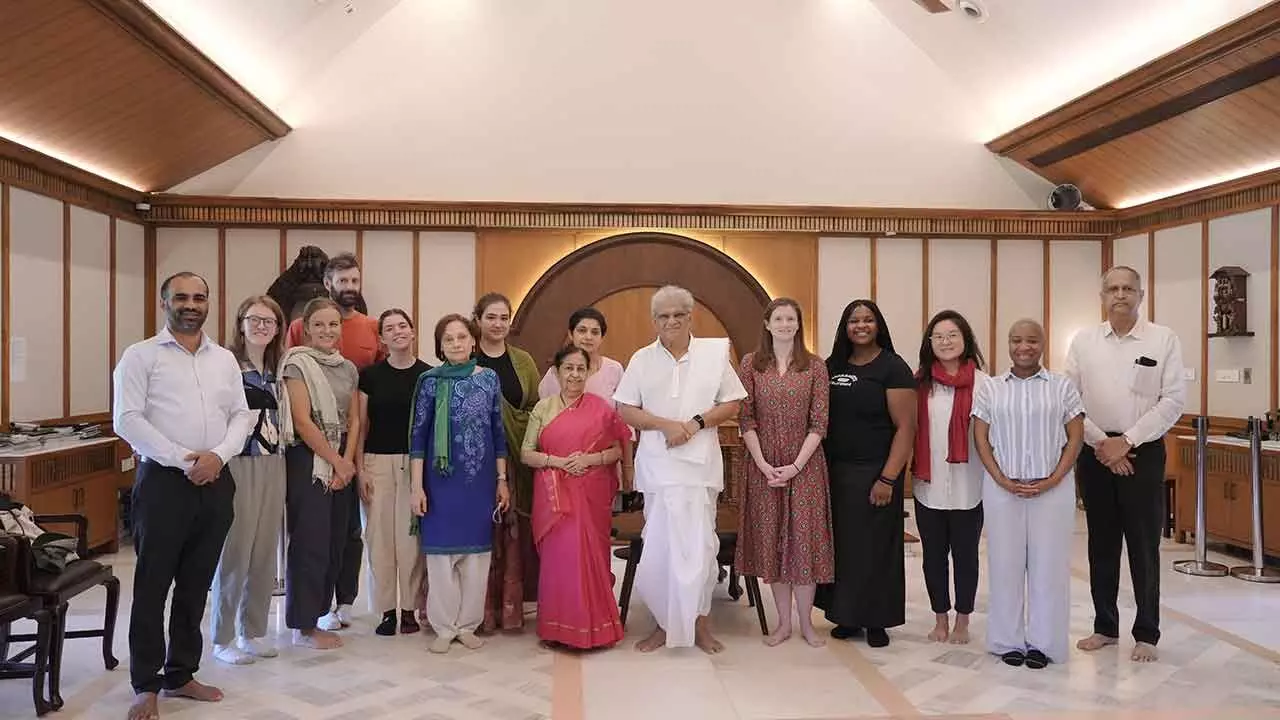 Pennsylvania University Study Team Visits Dharmasthala Rural Development Centre Pennsylvania University Study Team Visits Dharmasthala Rural Development Centre