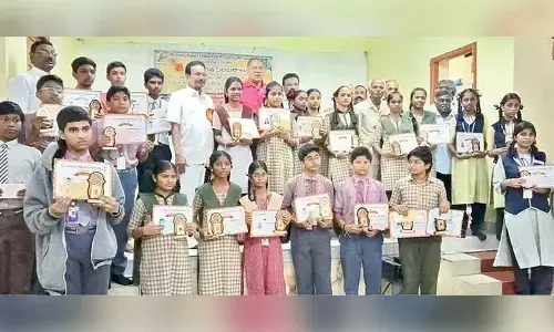 Prizes distributed to essay writing winners Prizes distributed to essay writing winners