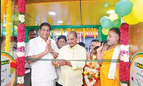 Ramraj showroom launched at Anantapur