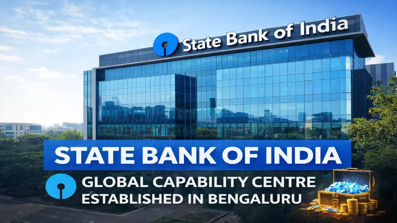 State Bank of India establishes a Global Capability Centre in Bengaluru. State Bank of India establishes a Global Capability Centre in Bengaluru.