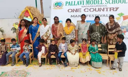 Grand Sankranti Pre-Festival Celebrations at Pallavi Model School