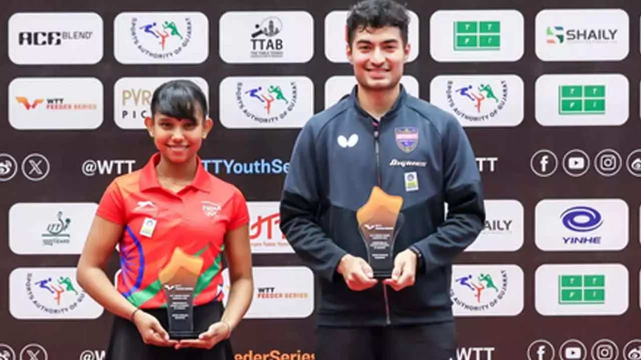 WTT Feeder Series: Payas Jain wins mixed doubles title with Syndrela Das, enters men’s singles final