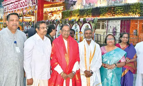 Isro team offers prayers at Tirumala ahead of PSLV-C62 launch