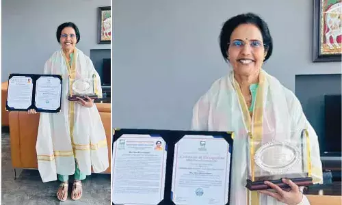 Naidu congratulates Bhuvaneswari on Indian Dairy honour