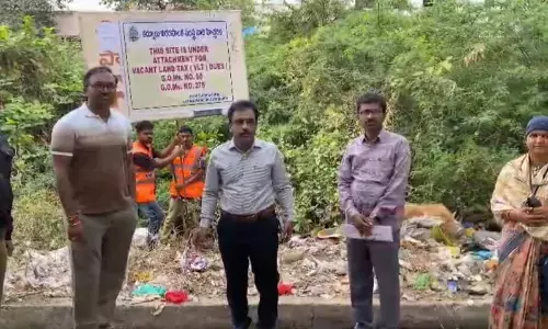 Municipal corporation launches second-phase special drive to clear vacant plots in Kurnool