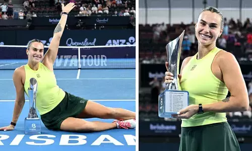 Sabalenka defends Brisbane International crown, clinches 22nd career WTA title