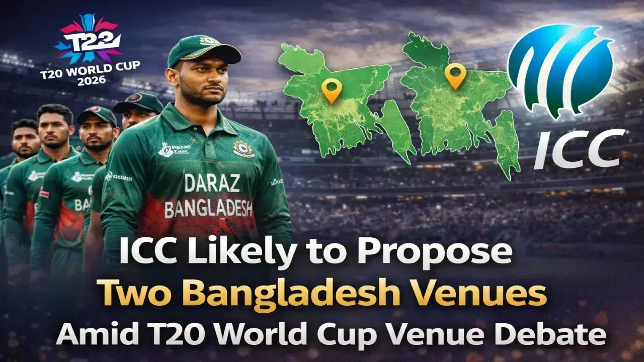 ICC Likely to Propose Two Bangladesh Venues Amid T20 World Cup Venue Debate
