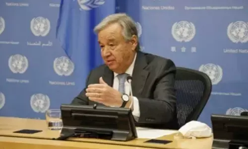 UN chief urges Iran to exercise maximum restraint, restore communications